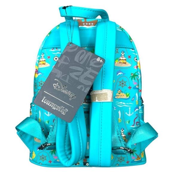 NEW Loungefly Pirate Mickey and Friends AOP Mini Backpack 1 main image 9